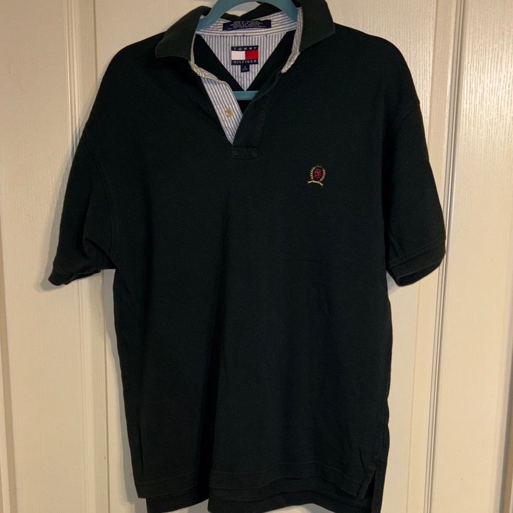 Tommy Hilfiger Men's  Hunter Green Polo Shirt